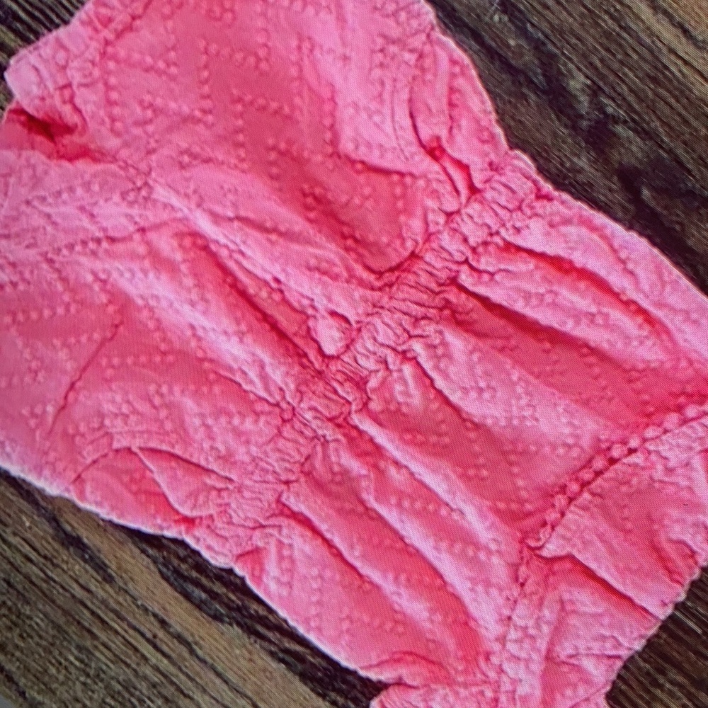 Peach kids romper one piece